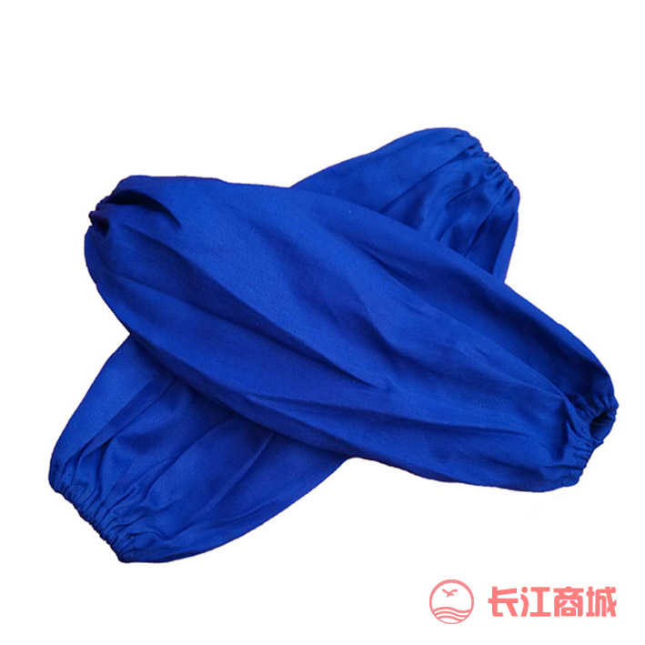 蓝布袖套