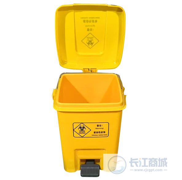 医疗垃圾桶（黄）（双层） 驻力 20L