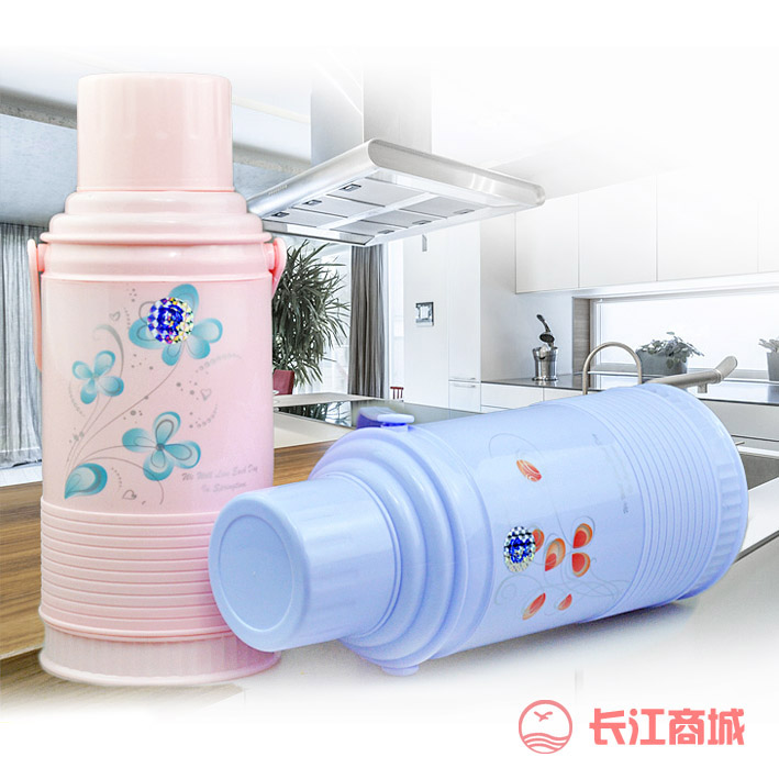 稻草人塑壳保温瓶3.2L